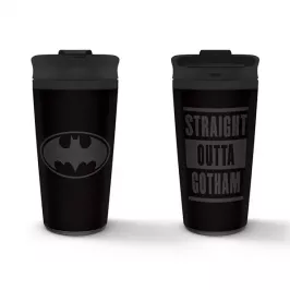 Кружка-термос DC Batman (Straight Outta Gotham) Metal Travel Mug картинка 343107 - МосИгра